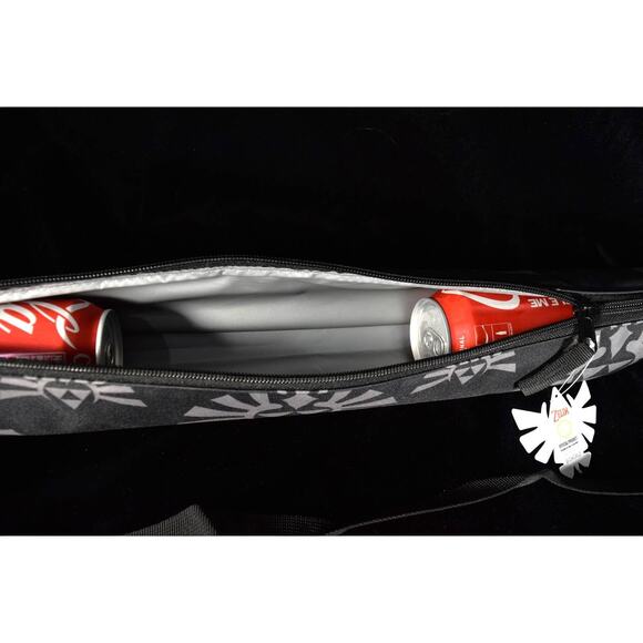 NEW Legend of Zelda Insulated Tube 5 Can Cooler Shoulder Sling Bag w/ Koozie - Picture 5 of 7